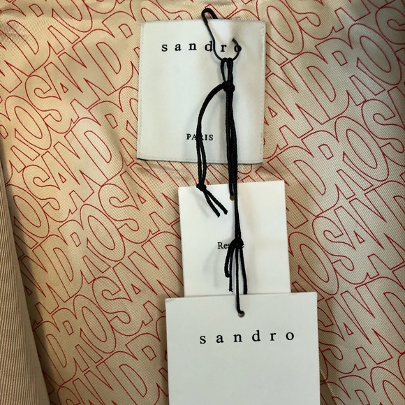 Sandro Noema Twill Jacket 38 - Picture 10 of 10